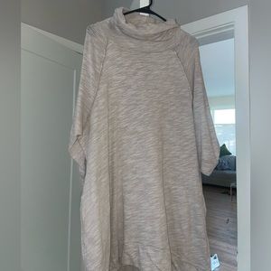 Free people turtleneck dress with pockets one size